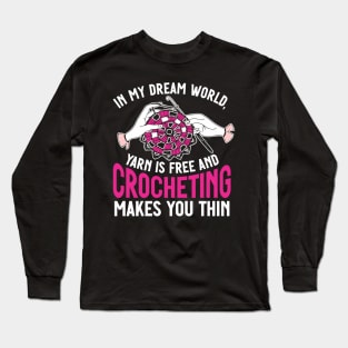 Crochet Yarn Crocheting Long Sleeve T-Shirt